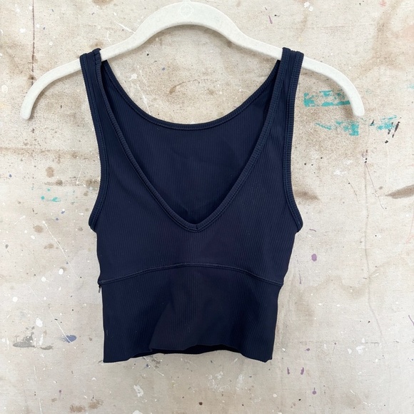 Lululemon Power Pivot Ribbed Tank Top, Night Sea - Picture 3 of 5